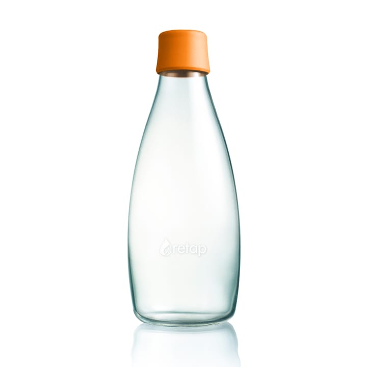 Retap glass bottle 0.8 l, orange Retap