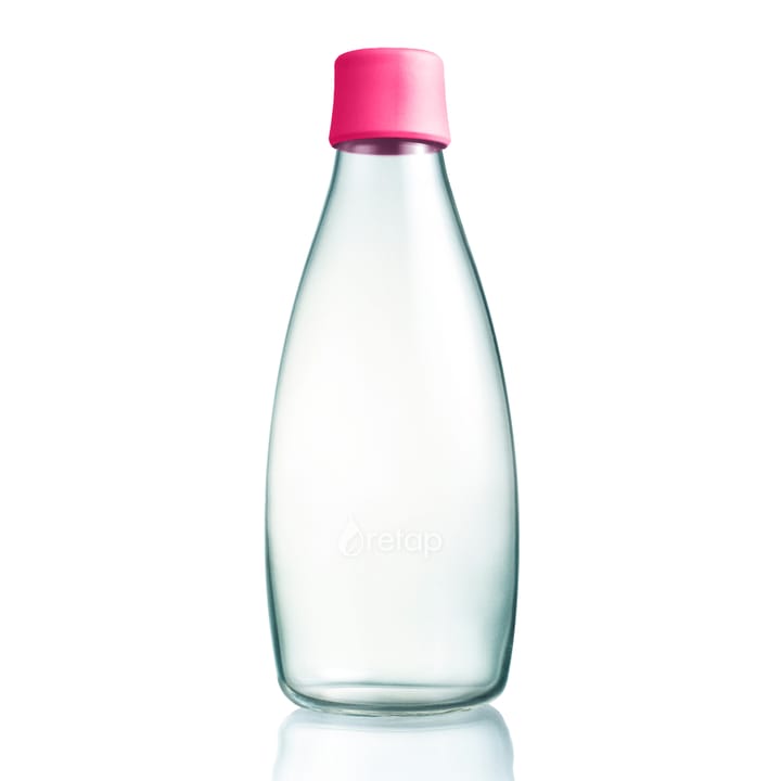 Retap glass bottle 0.8 l, pink Retap