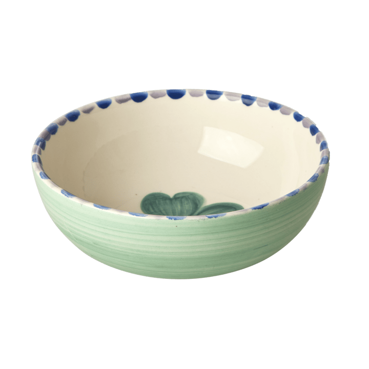 Rice ceramic bowl 35 cl - Good Luck Clover-Soft green - RICE