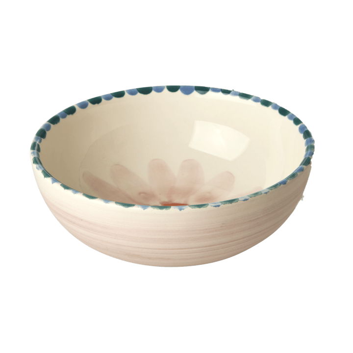 Rice ceramic bowl 35 cl - Soft Pink Flower-lavender - RICE