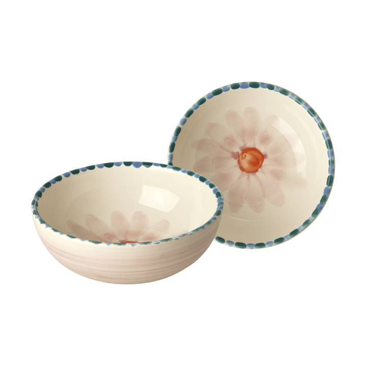 Rice ceramic bowl 35 cl, Soft Pink Flower-lavender RICE