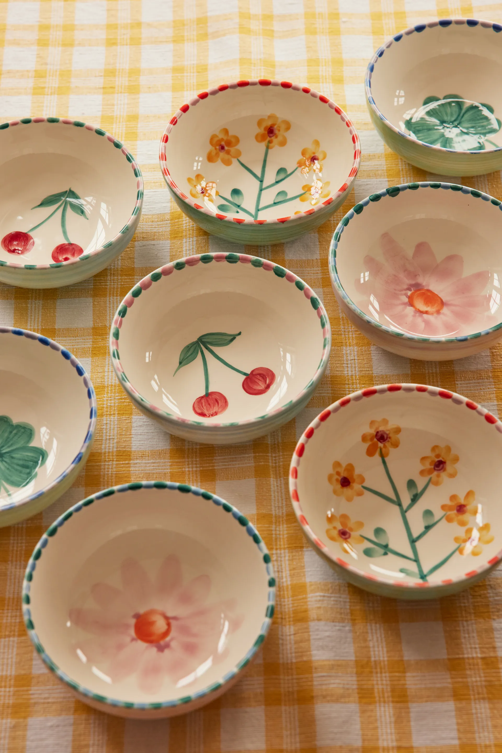 Rice ceramic bowl 35 cl, Soft Pink Flower-lavender RICE