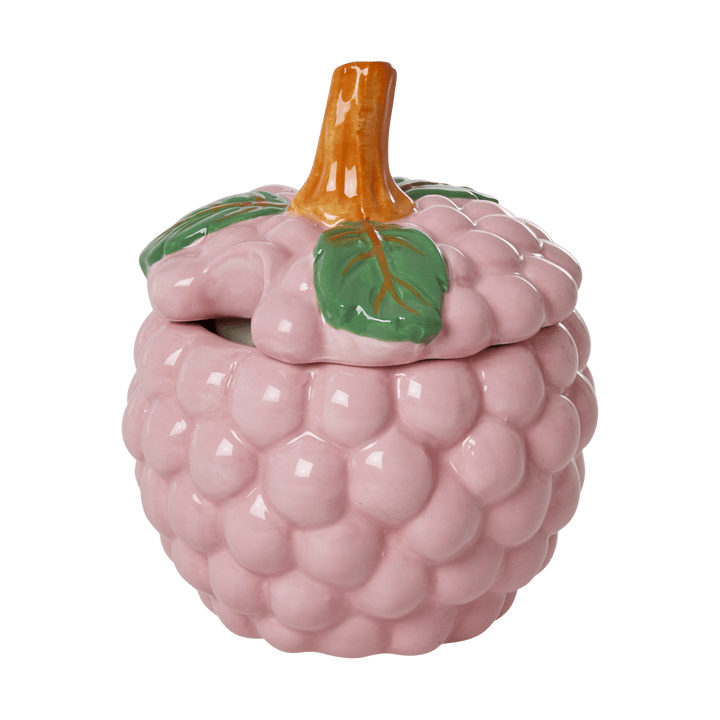 Rice ceramic bowl with lid, Pink RICE