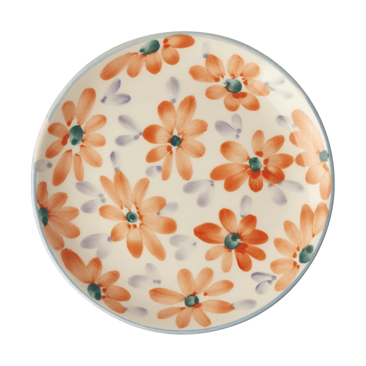 Rice ceramic plate Ø15 cm - Orange - RICE