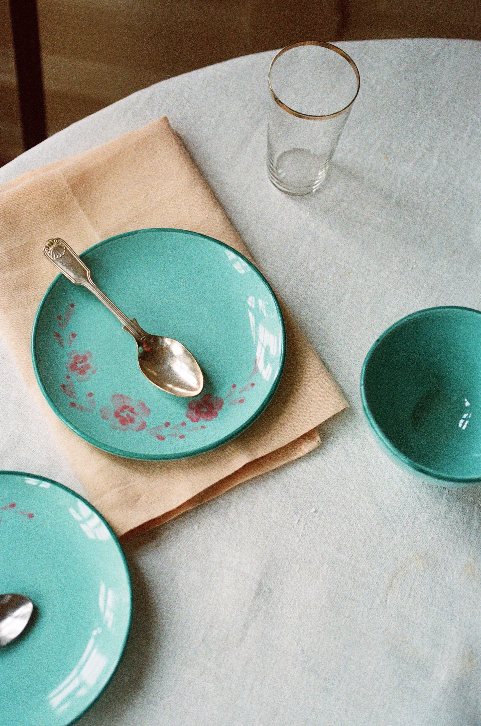 Rice ceramic plate Ø15 cm, Wine RICE