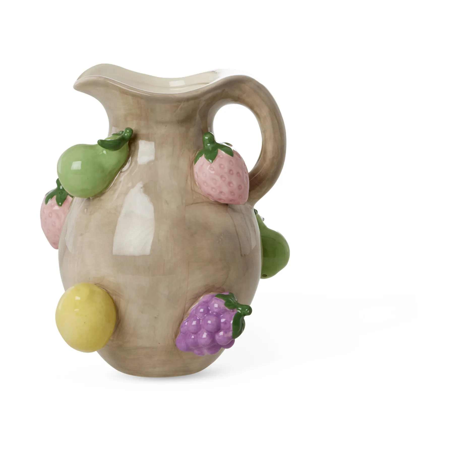 Rice ceramic vase 25 cm, Embossed fruits RICE