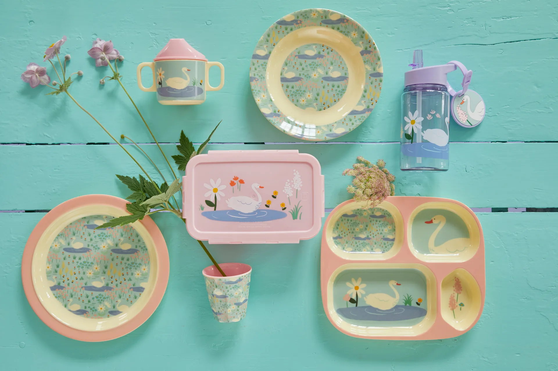 Rice children's bowl melamine Ø20 cm, Swan RICE