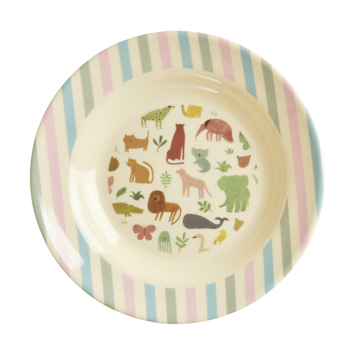 Rice children's bowl melamine Ø20 cm - Sweet Jungle Print - RICE
