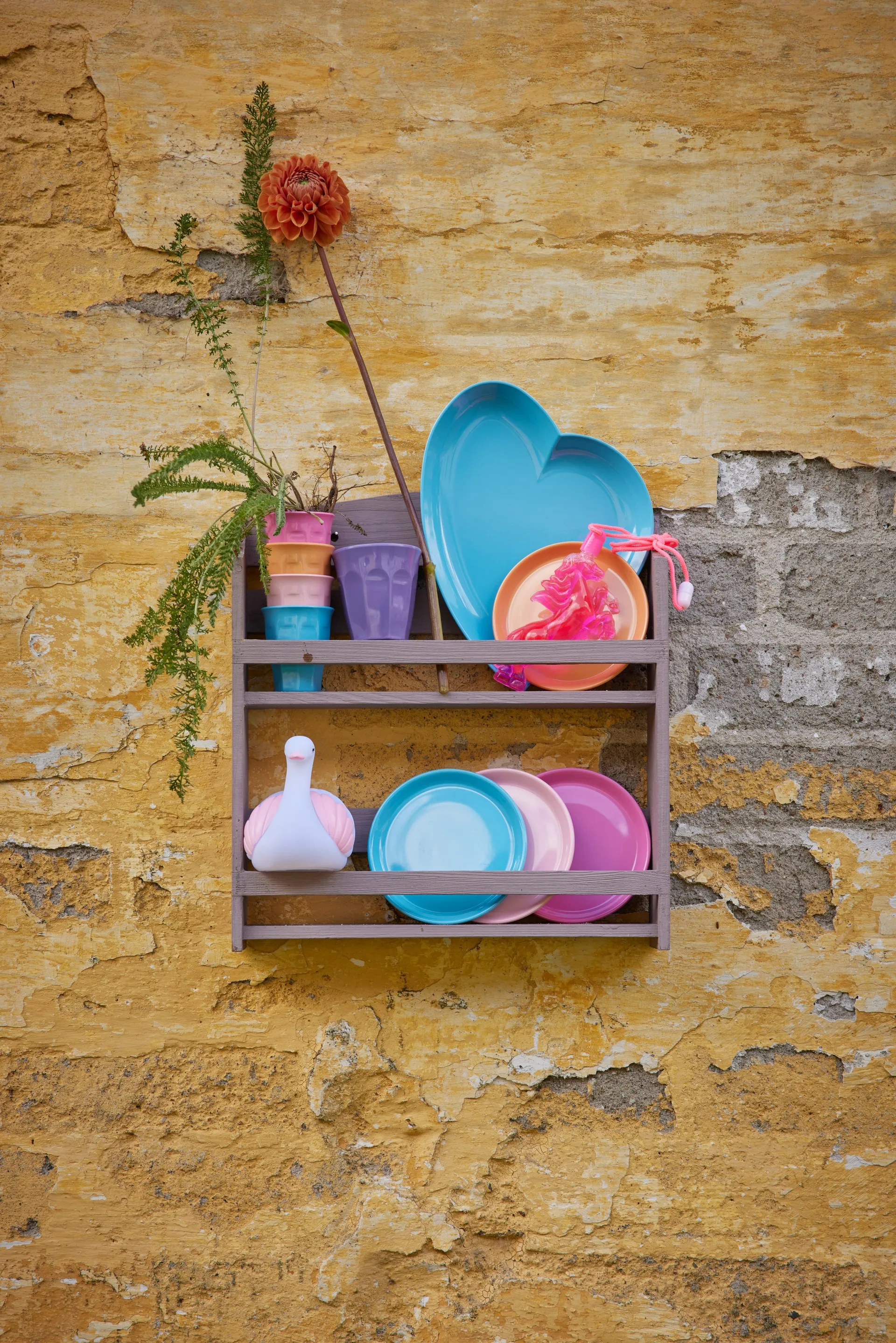 Rice espresso cup melamine giftbox 4-pack, Multicolor RICE