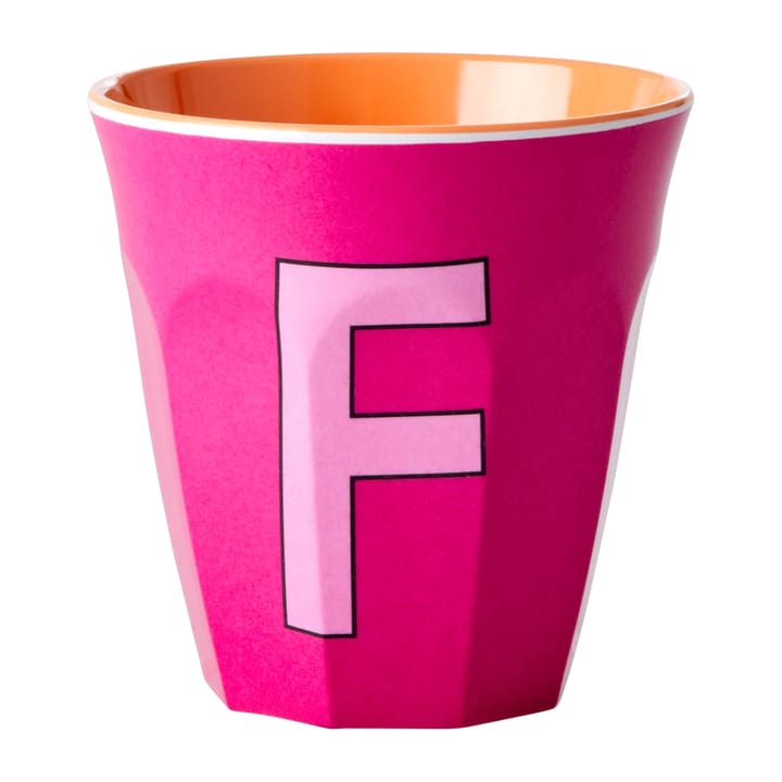 Rice melamin cup medium letter - F 30 cl - Fuchsia - RICE