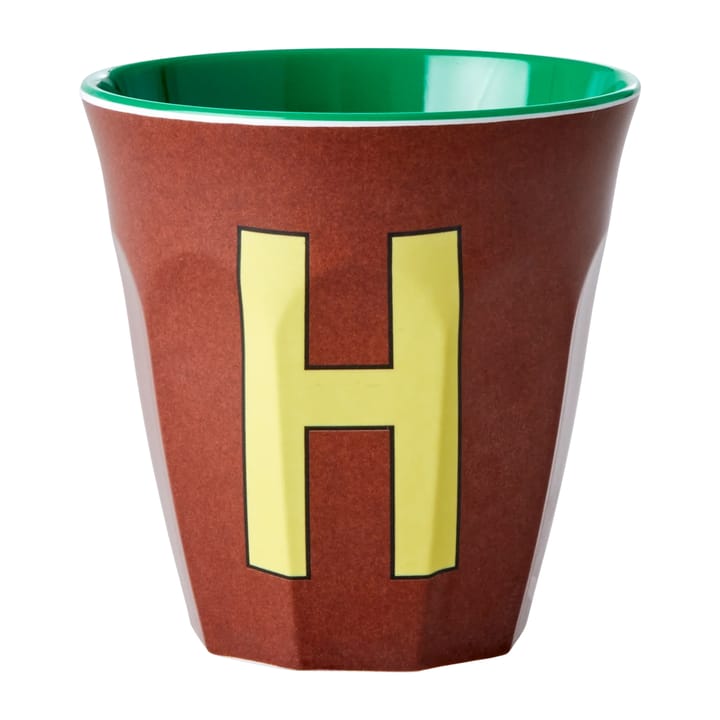 Rice melamin cup medium letter - H 30 cl - Brown - RICE