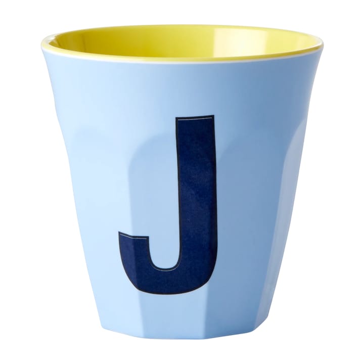 Rice melamin cup medium letter - J 30 cl - Soft blue - RICE