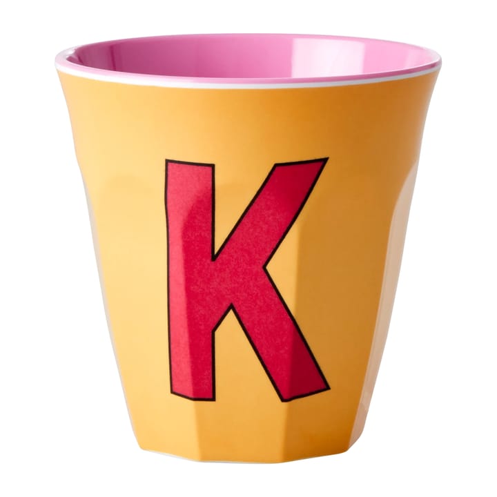 Rice melamin cup medium letter - K 30 cl - Apricot - RICE