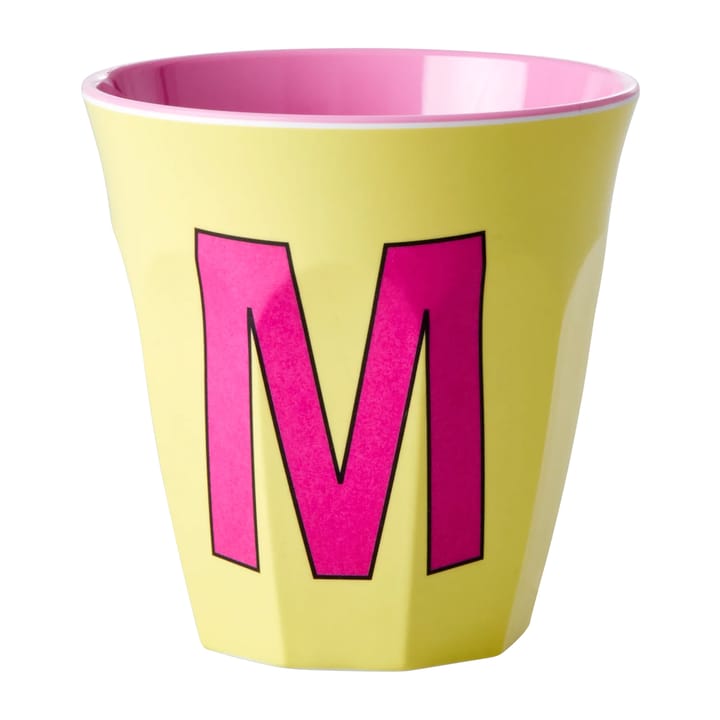 Rice melamin cup medium letter -  M 30 cl, Yellow RICE