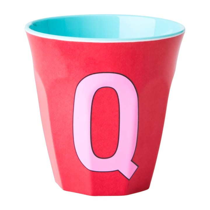 Rice melamin cup medium letter - Q 30 cl - Pink - RICE