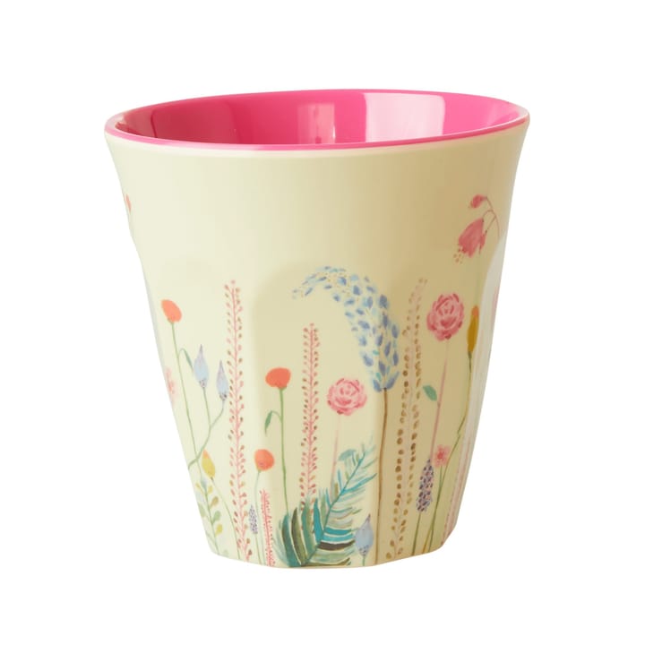 Rice melamine cup medium, Summer flowers RICE