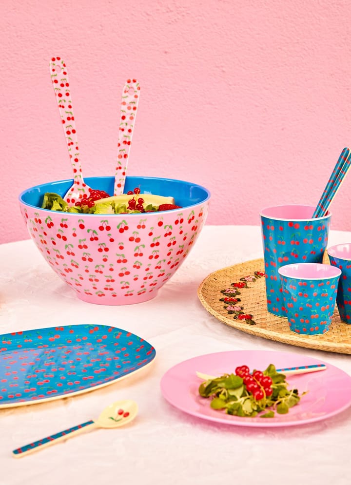 Rice melamine plate 22x30 cm, Cherry RICE