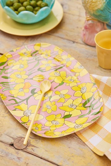 Rice melamine plate 22x30 cm - Daffodil - RICE