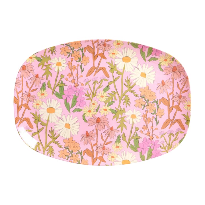 Rice melamine plate 22x30 cm, Daisy dearest RICE