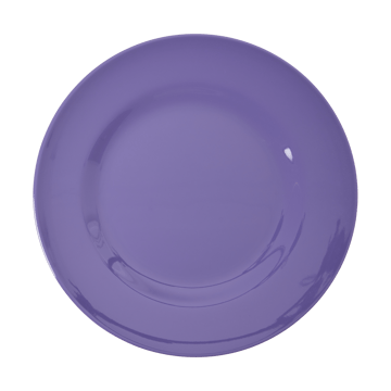 Rice melamine plate Ø26 cm 6 pieces - La Joie de Vivre - RICE