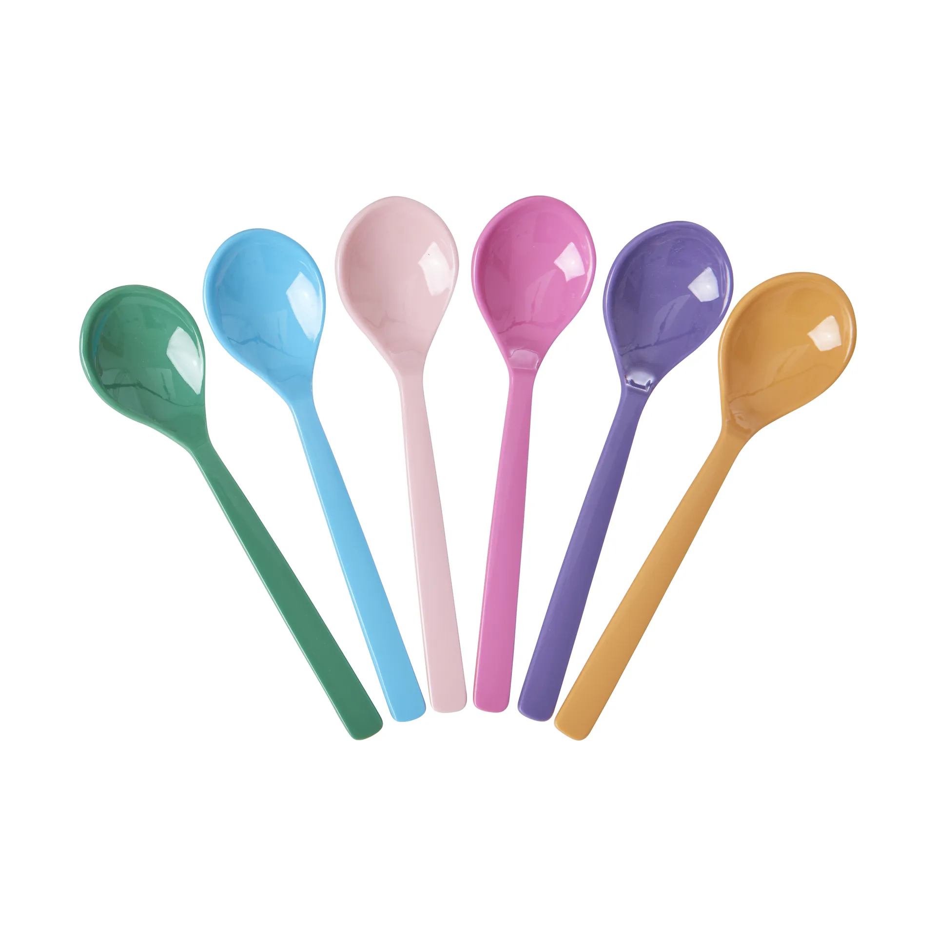 Rice melamine spoon 14 cm 6-pack, La Joie de Vivre RICE