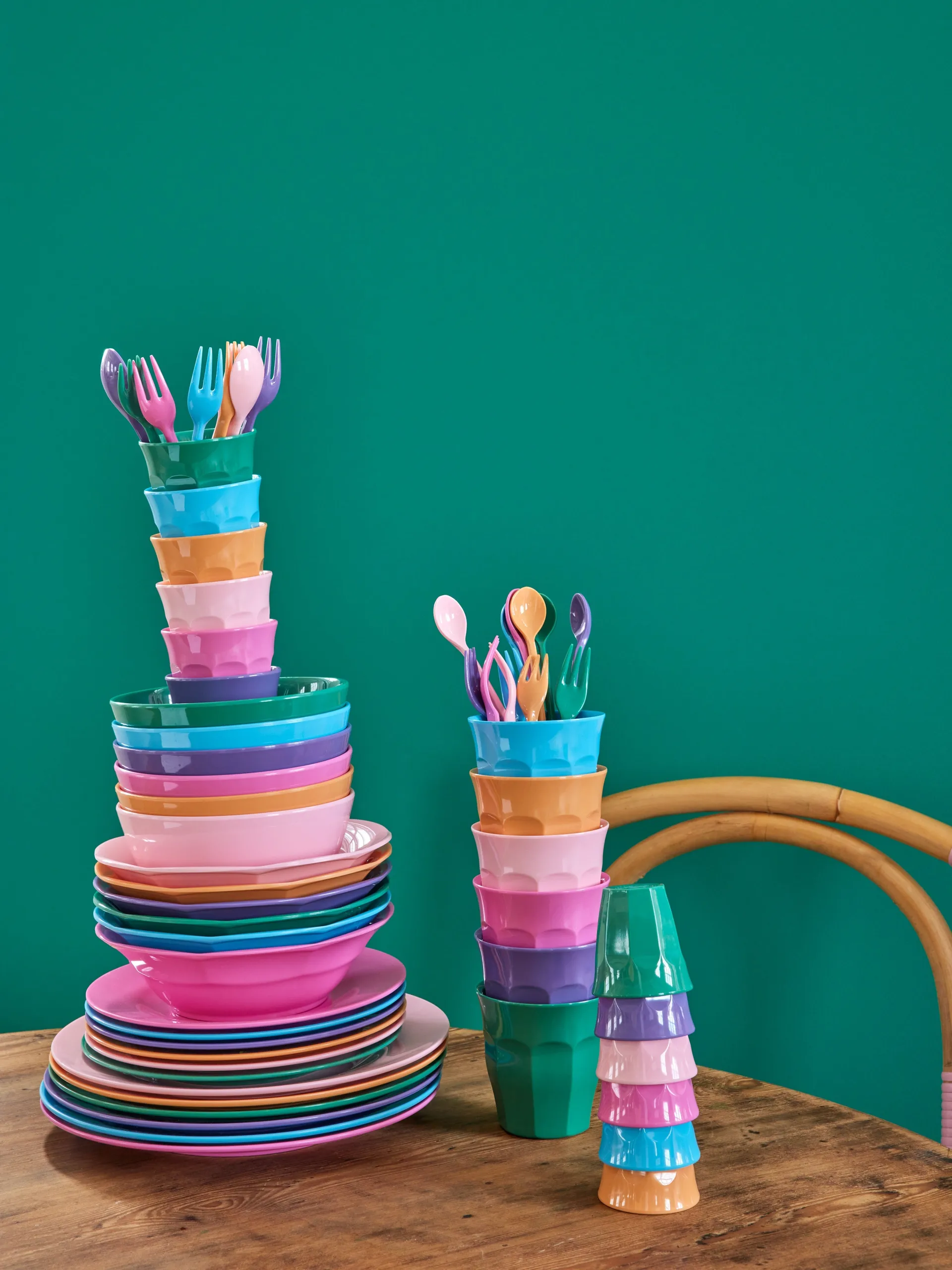 Rice melamine spoon 14 cm 6-pack, La Joie de Vivre RICE