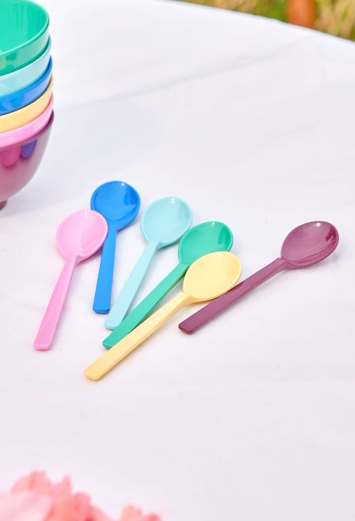 Rice melamine spoon 14 cm 6-pack, Show your true colours. RICE