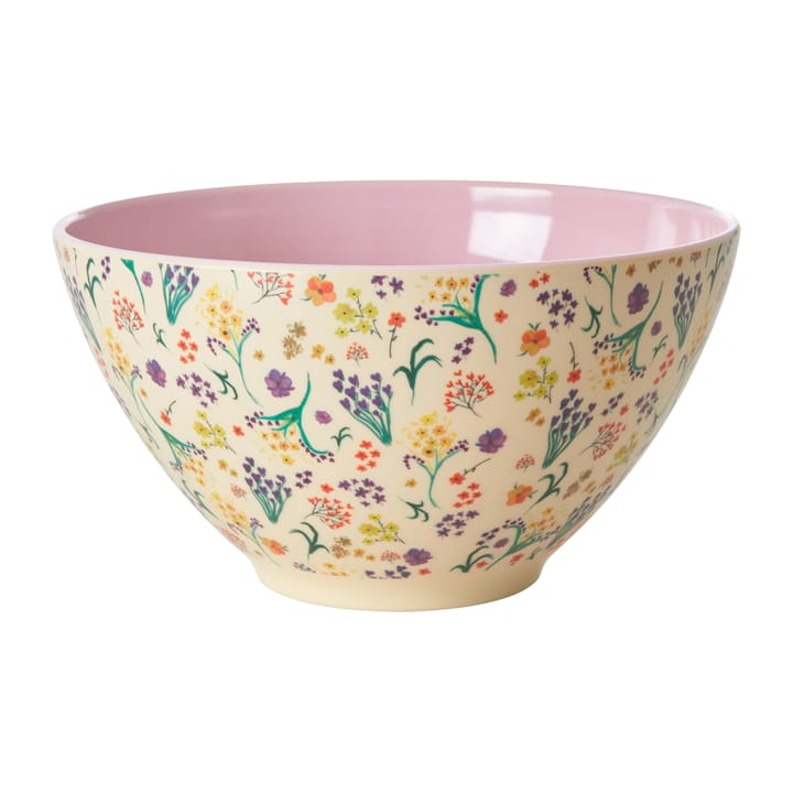 Rice salad bowl melamin Ø26.5 cm, Wild flowers RICE