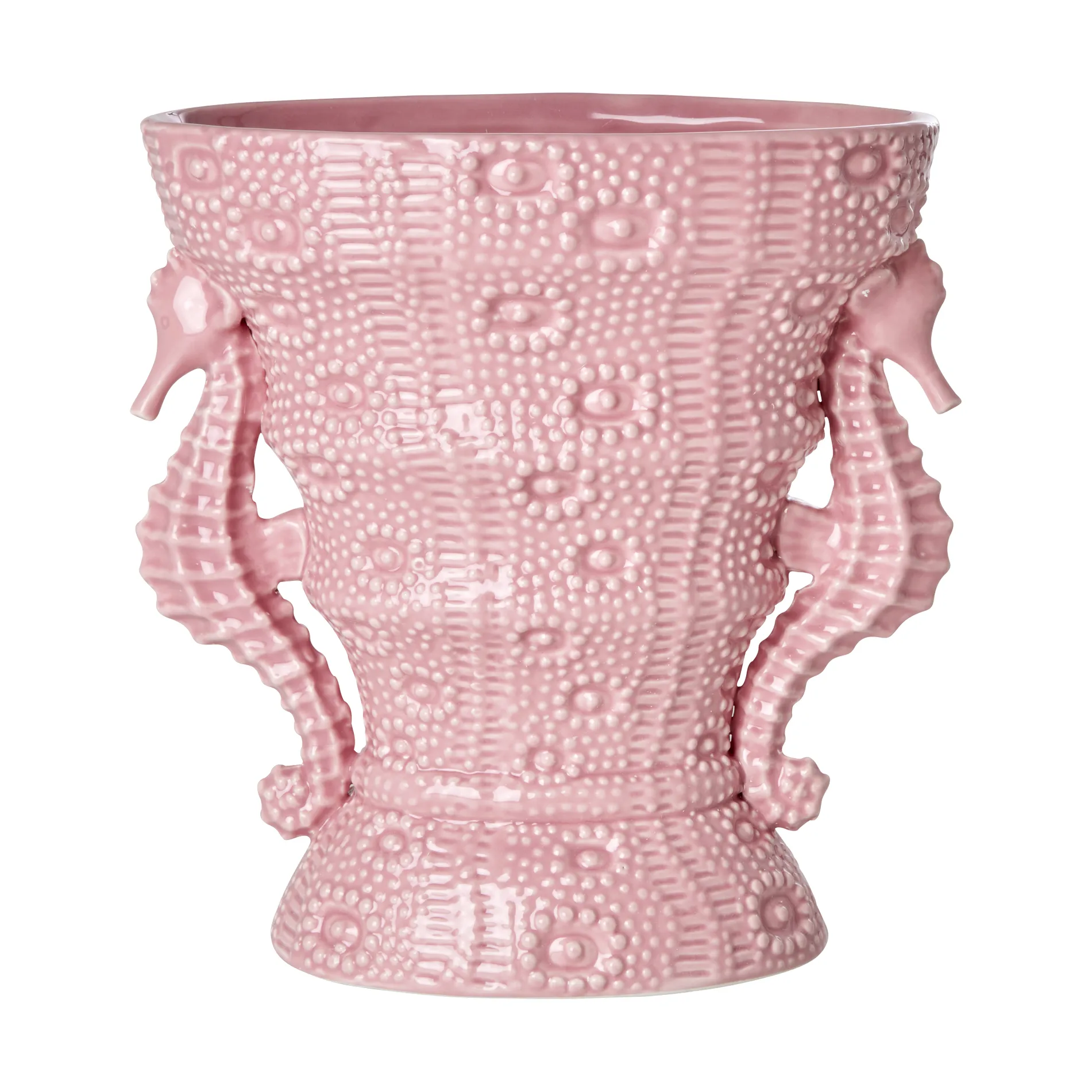 Rice vase seahorse large 25 cm, Pink RICE