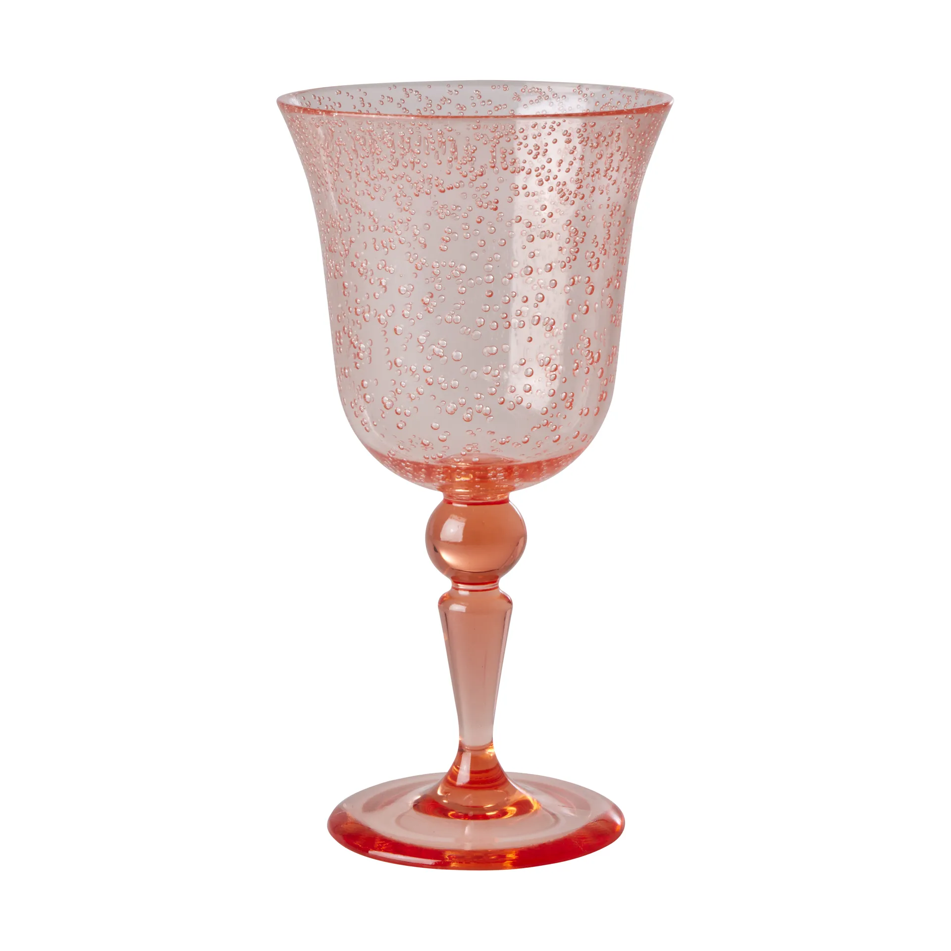 Rice wine glass bubble design 36 cl, Peach RICE
