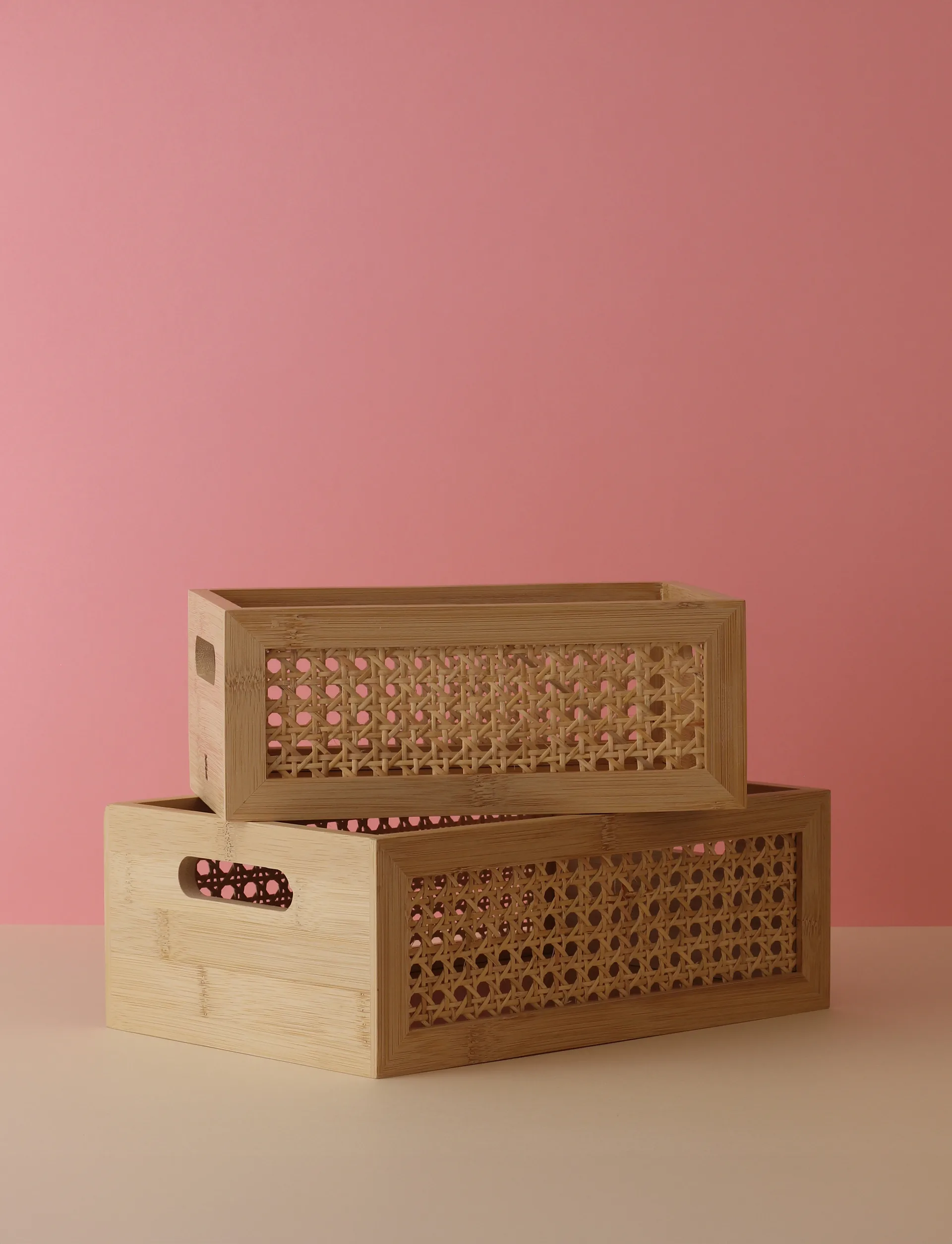 Bamboo box storage box 15x25 cm, Bamboo RIG-TIG