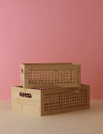 Bamboo box storage box 15x25 cm - Bamboo - RIG-TIG
