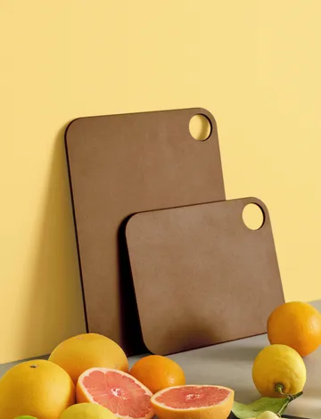 CUT-IT cutting board - Brown, 18.7x23.5 cm - RIG-TIG