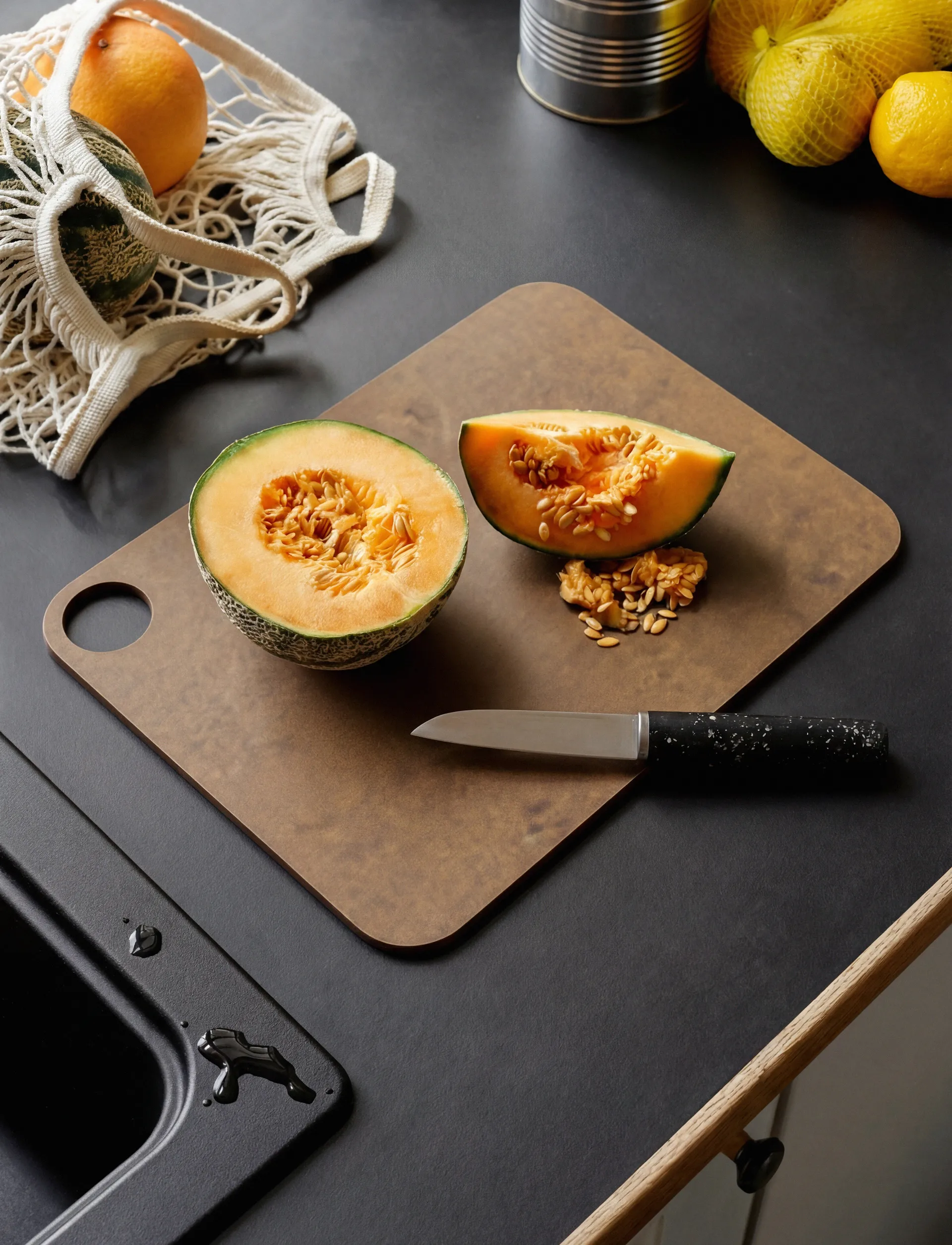 CUT-IT cutting board, Brown, 23.5x31 cm RIG-TIG