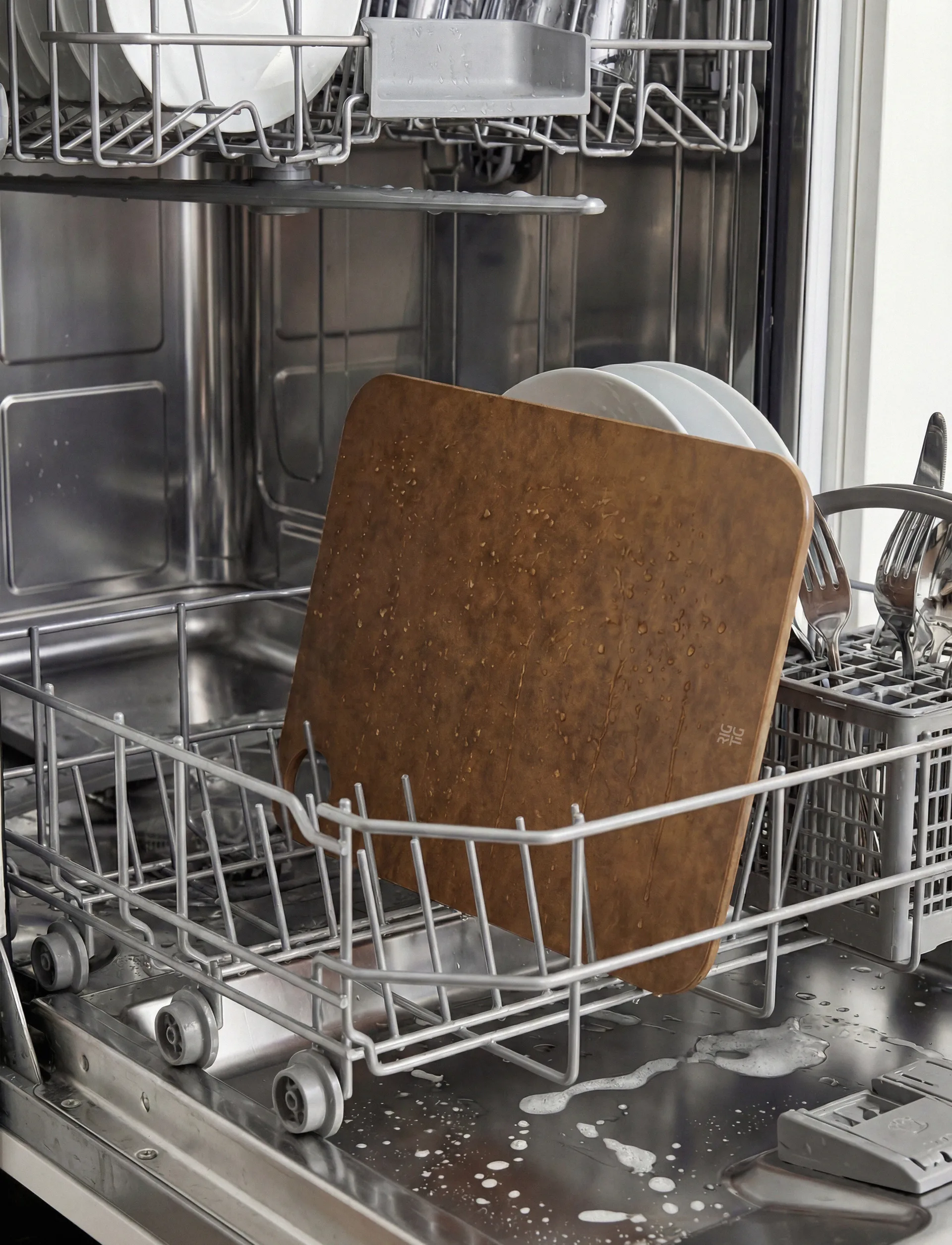 CUT-IT cutting board, Brown, 23.5x31 cm RIG-TIG