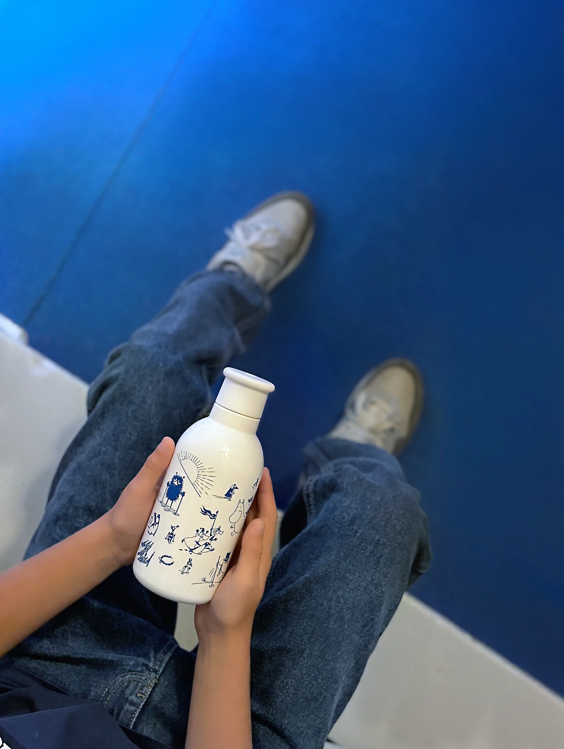 DRINK-IT Moomin thermos bottle 0.5 L, Courage RIG-TIG