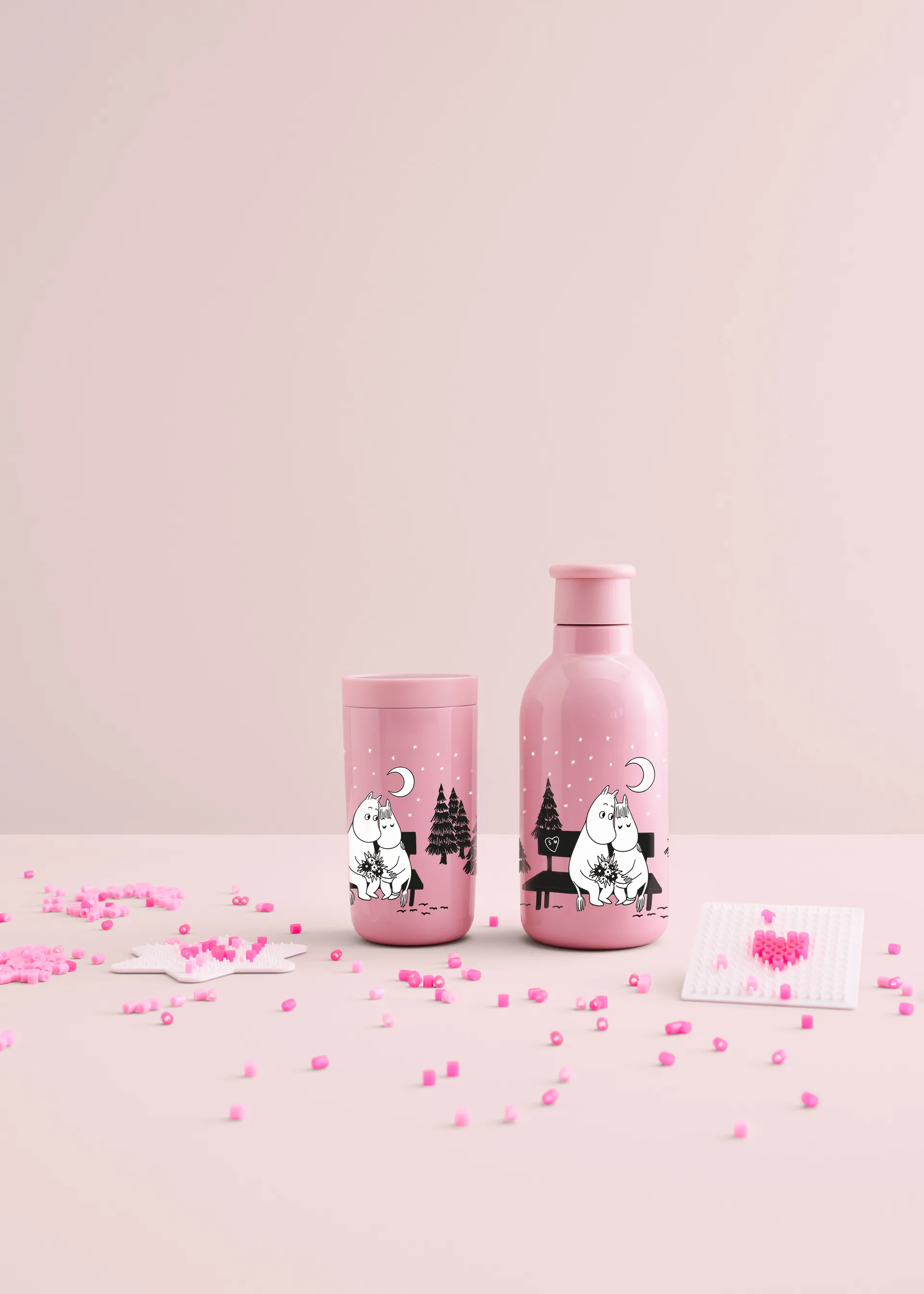 DRINK-IT Moomin thermos bottle 0.5 L, I Love You RIG-TIG