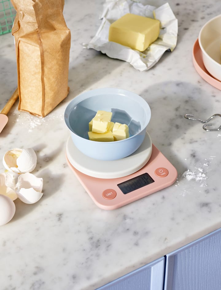 FOODIE kitchen scale, Light rose RIG-TIG