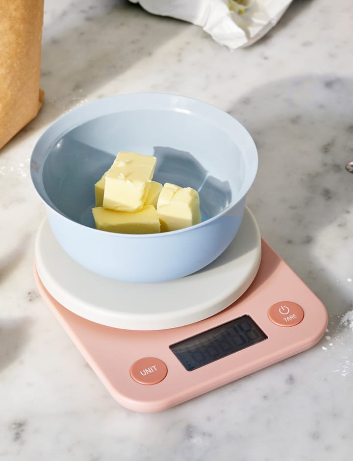 FOODIE kitchen scale, Light rose RIG-TIG