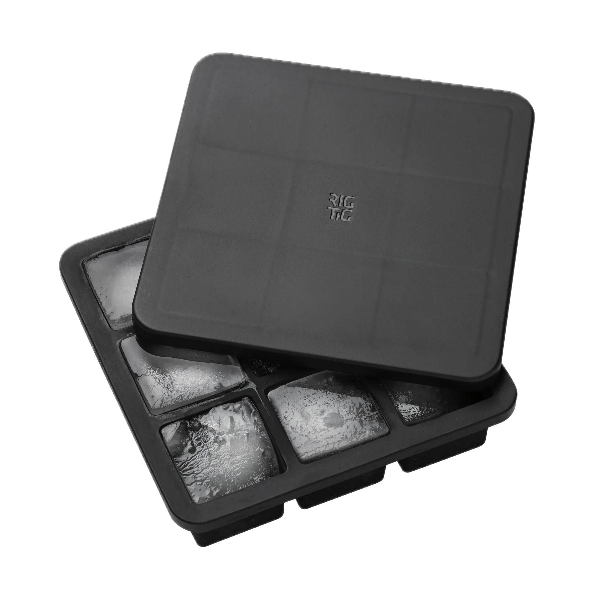 FREEZE-IT ice cube tray with lid, 5x19x19 cm RIG-TIG