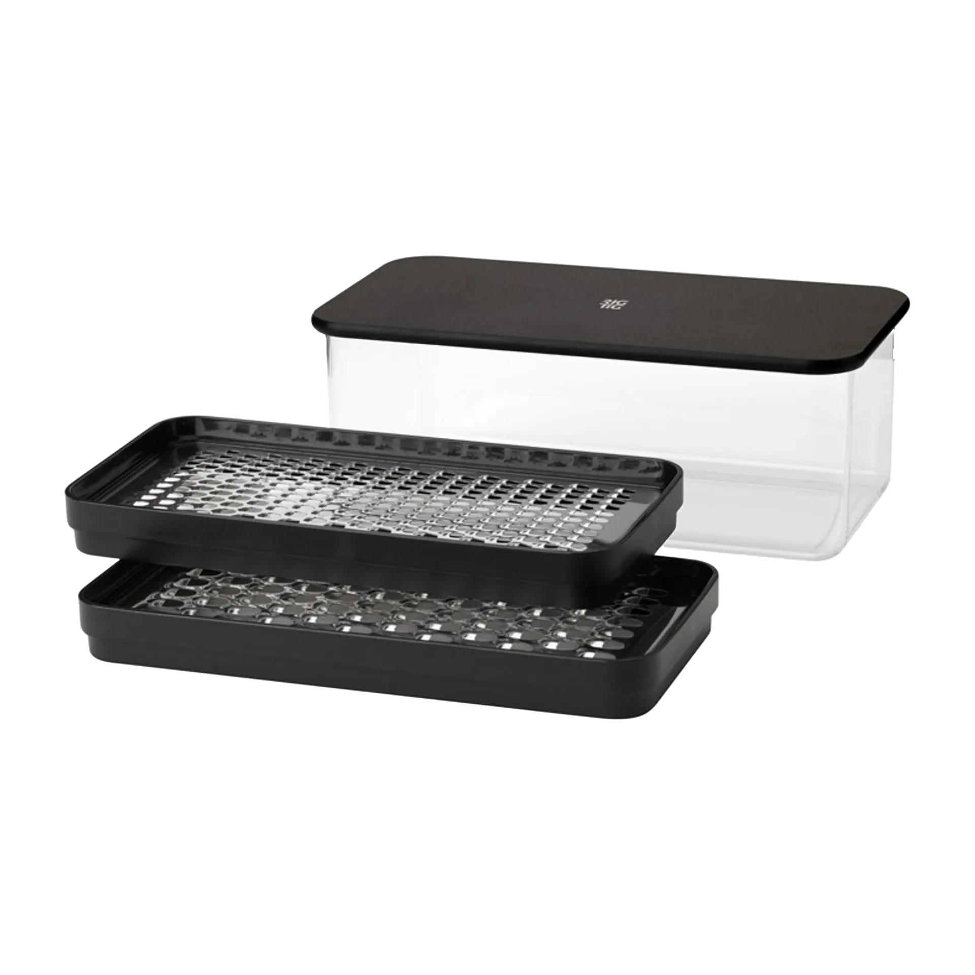 GRATE-IT grater with container, Black RIG-TIG