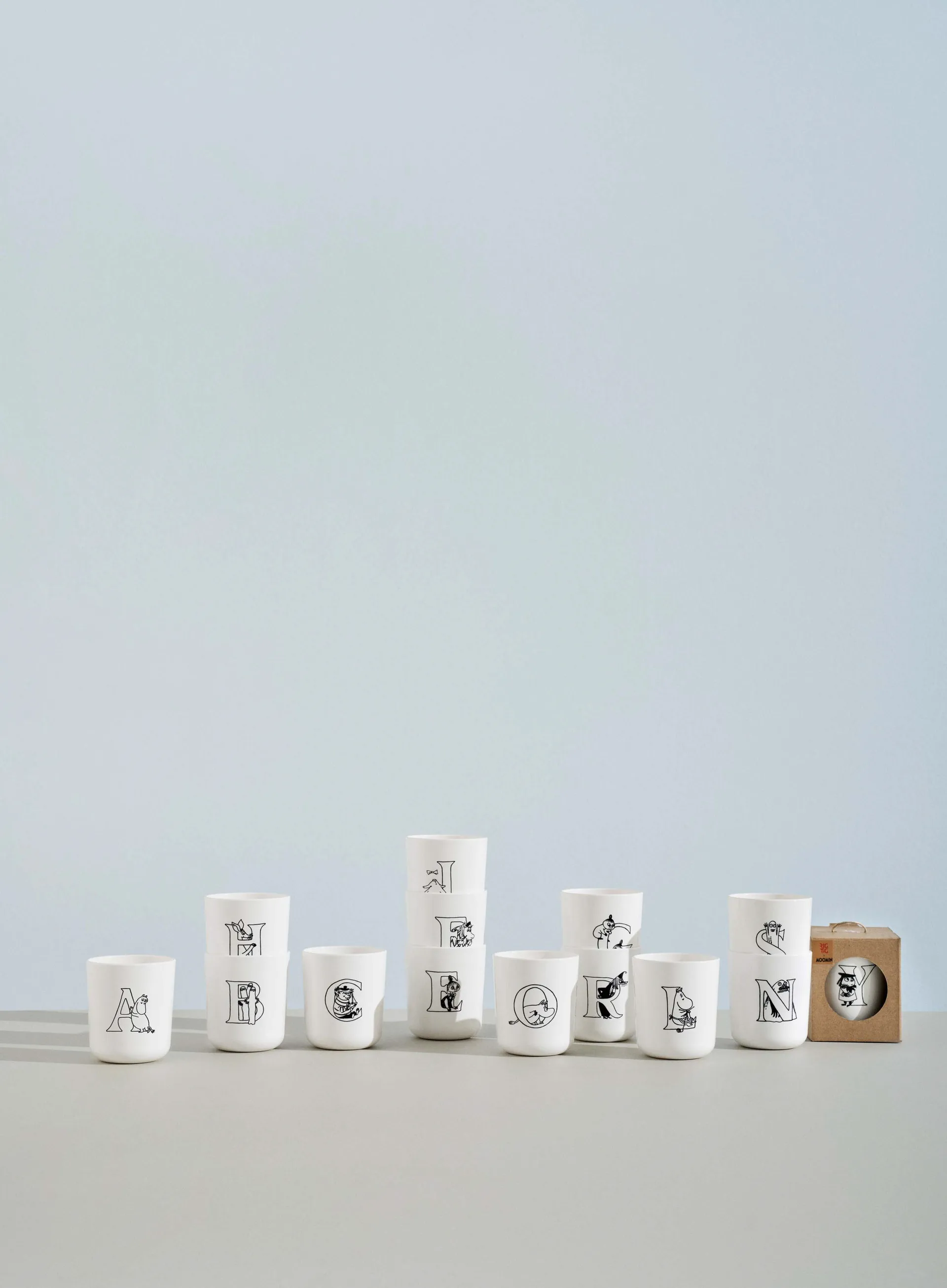 Moomin ABC mug 20 cl, U RIG-TIG