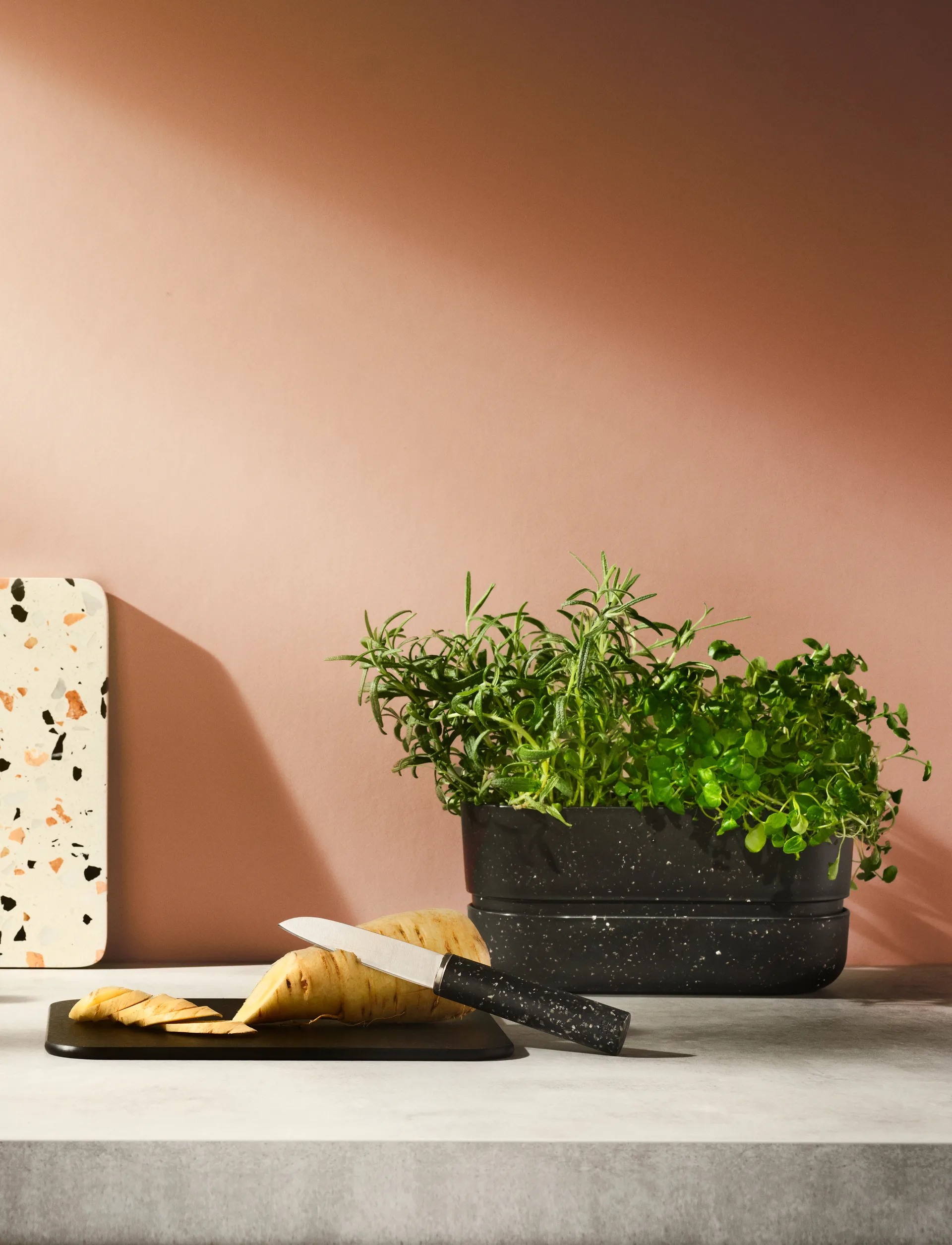 POT-IT herb pot 22,2 cm, Black RIG-TIG