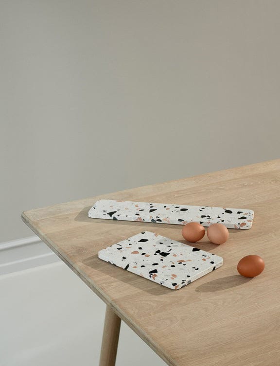 SERVE-IT serving plate 16 cm, White terrazzo RIG-TIG