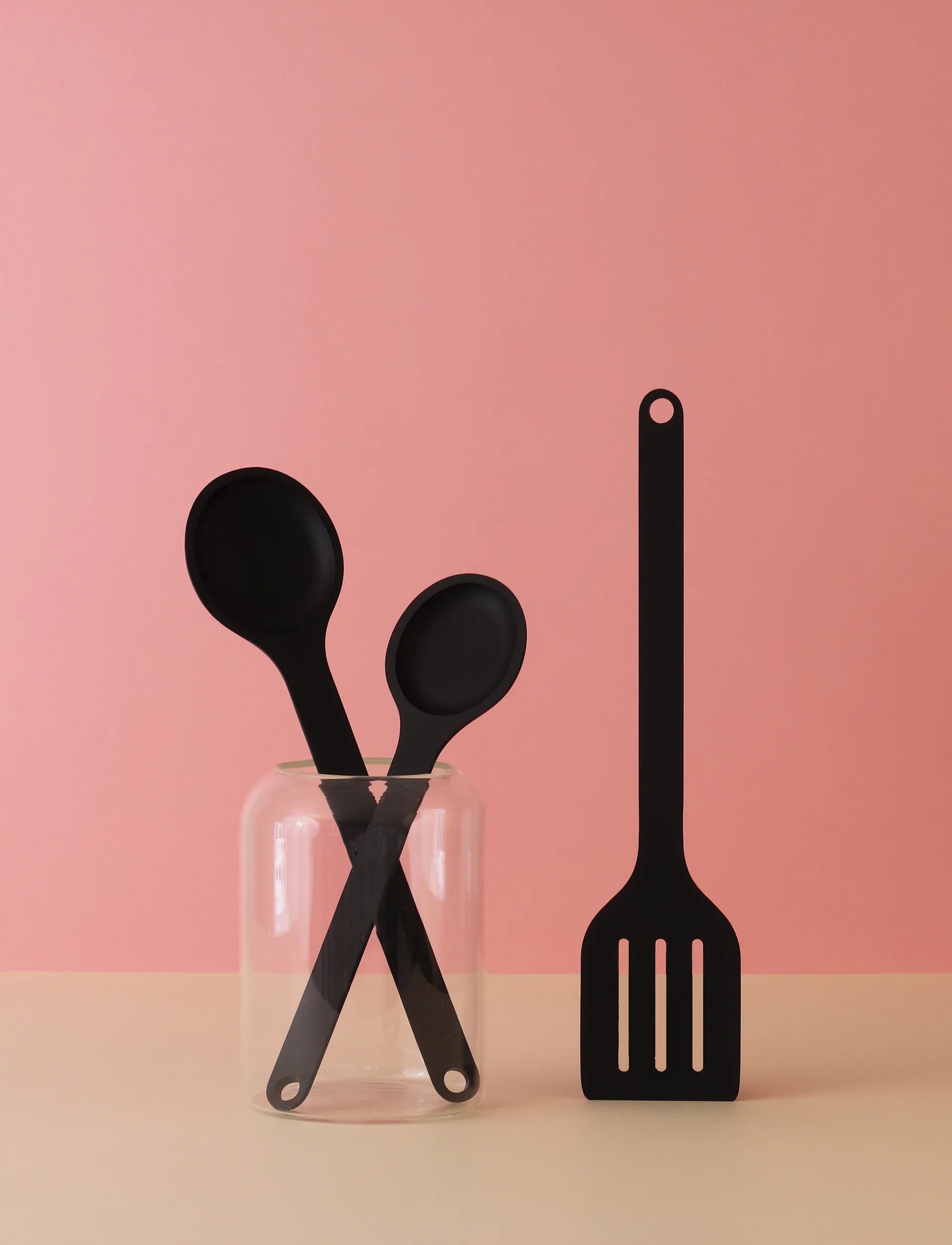 STIR-IT pot spoon 30 cm, Black RIG-TIG