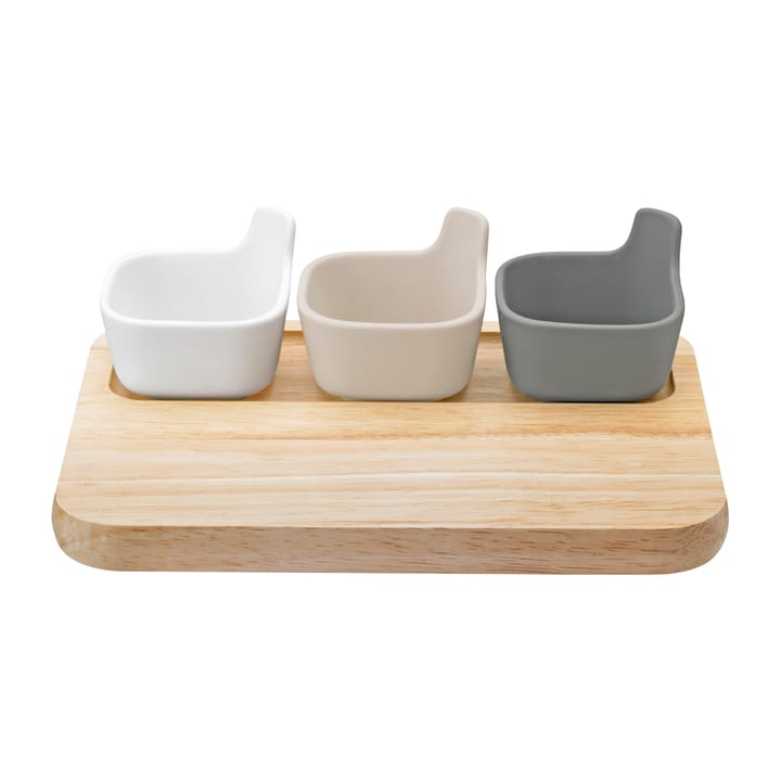 TAPAS serving set - White-beige-grey - RIG-TIG