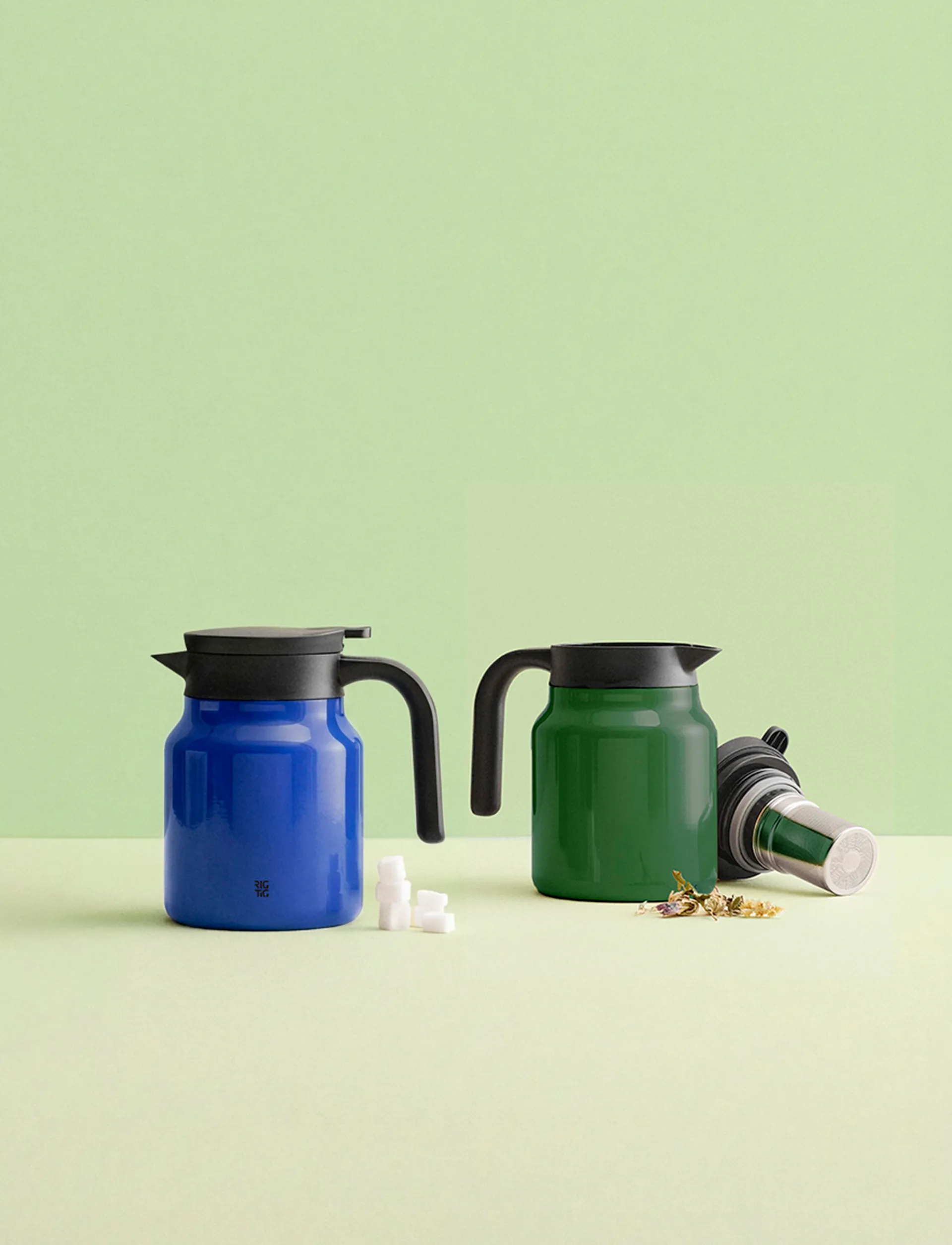 THERM-IT thermos jug, Blue RIG-TIG