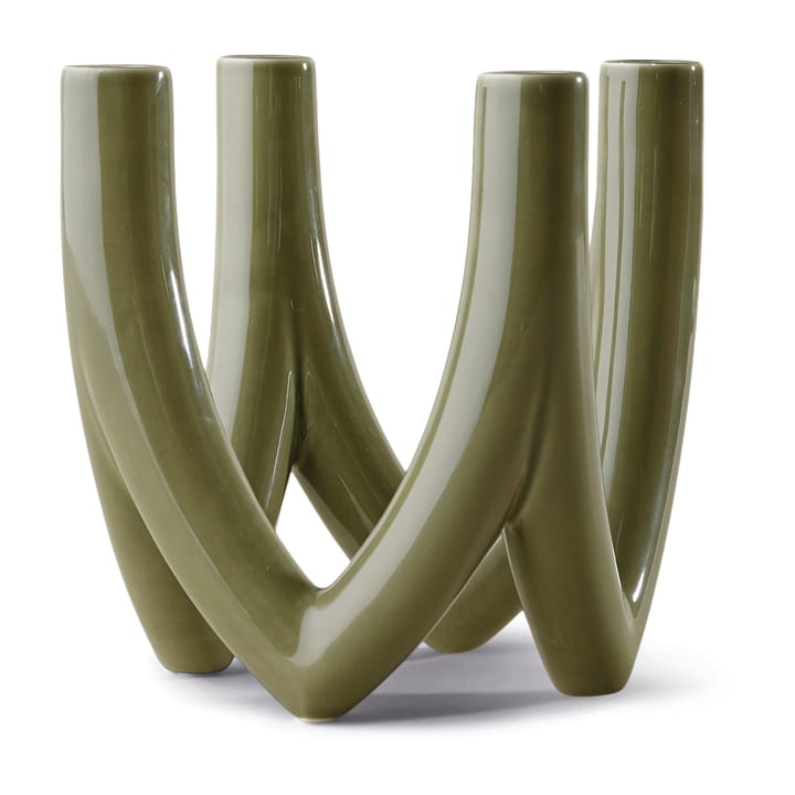 Chandelier candlestick no. 56, Olive green Ro Collection