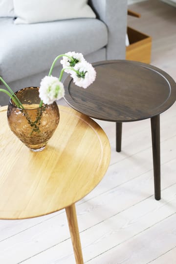Crushed glass vase medium - Sepia brown - Ro Collection