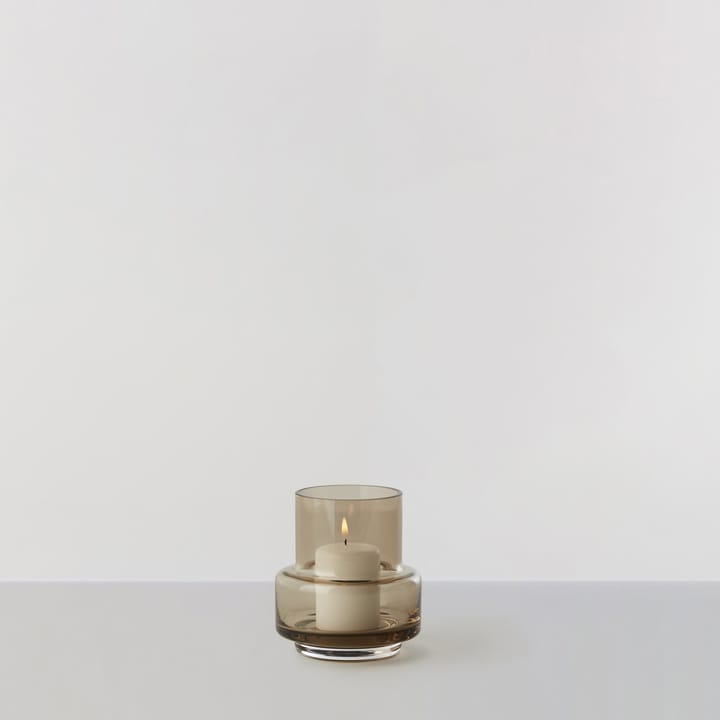 Hurricane tea light no. 25, sepia brown Ro Collection